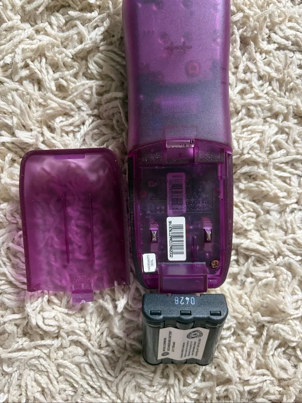 Awesome VTech VT 02 9121 Translucent Purple cordless phone Y2K 90s